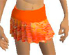 Mini skirt orange