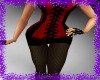 Red/black corset outfit