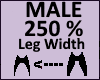 Leg Thigh 250% Male