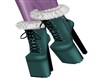 CHRISTMAS BOOTS TEAL