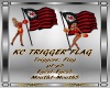 KC Chiefs Pose Flag Trig