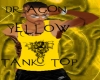 Dragon Yellow Tank Top
