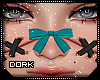 D|Teal Stitch Bow