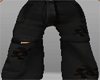 Black Denim Flared