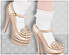 sweet bow heels |beige
