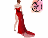 vs elegant red dress
