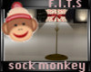 sock monkey lamp