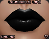 !A Undine Lips - Black