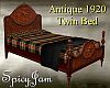 Antique1920 Twin Be BlkR