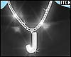 Animated - J Necklace