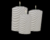 White Scalpture Candles