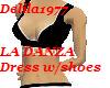 La Danza Dress Black/Wt