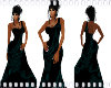 Fancy BLK/Green Gown