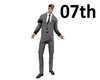 07th Grey Full Suit