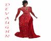 LADIES DIA RED GOWN