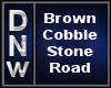 Brown Cobble stone road