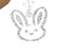 yBy Rabbit Head Earring