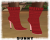 *SW* Red Knit Boots