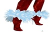 Red/BlueFeatherBoots