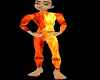 Flaming body suit