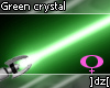 ]dz[ Green crystal