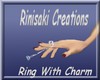 Ring with charm ~[ M&F ]