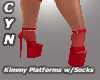 Kimmy Platforms w/ Socks