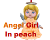 Angel Girl in Peach