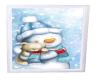 Snowman Christmas Art