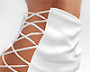 [SKIRT] Laced Up White