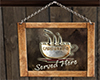 :) Coffee Hanging sign 2