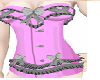 Pink n gray corset