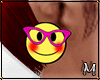 *M* Emoji Earrings