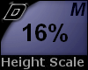 D► Scal Height *M* 16%
