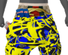 Blue Splatt Shorts