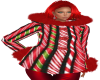 Candy Cane Fur Coat