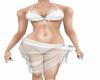 white bikini set