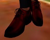 dark red shoes