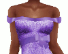 Retro Purple Lace Dress