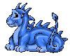 blue baby dragon