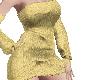 A~ Gold Sweater Dress