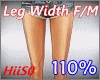 Legs Thigh Width 110%