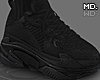 ⋔. Black Sneakers