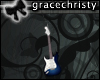 Guitar Necklace-Blue