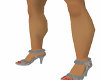 sexy silver high heels
