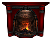 RED GOTH FIRE PLACE