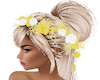 Yellow White Hair Flower