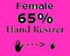 Hand Scaler 65% Female