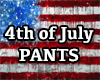 4TH OF JULY PANTS
