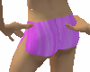 (e) pink slit shorts